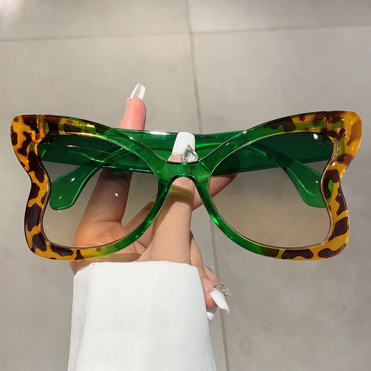 Oversized Butterfly Shape Sunglasses 2024 New Arrival